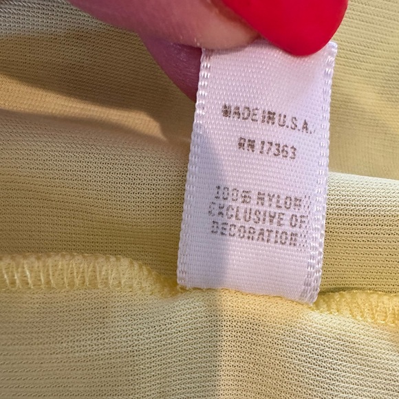 Komar Vintage Yellow Babydoll Nightgown - Picture 8 of 8